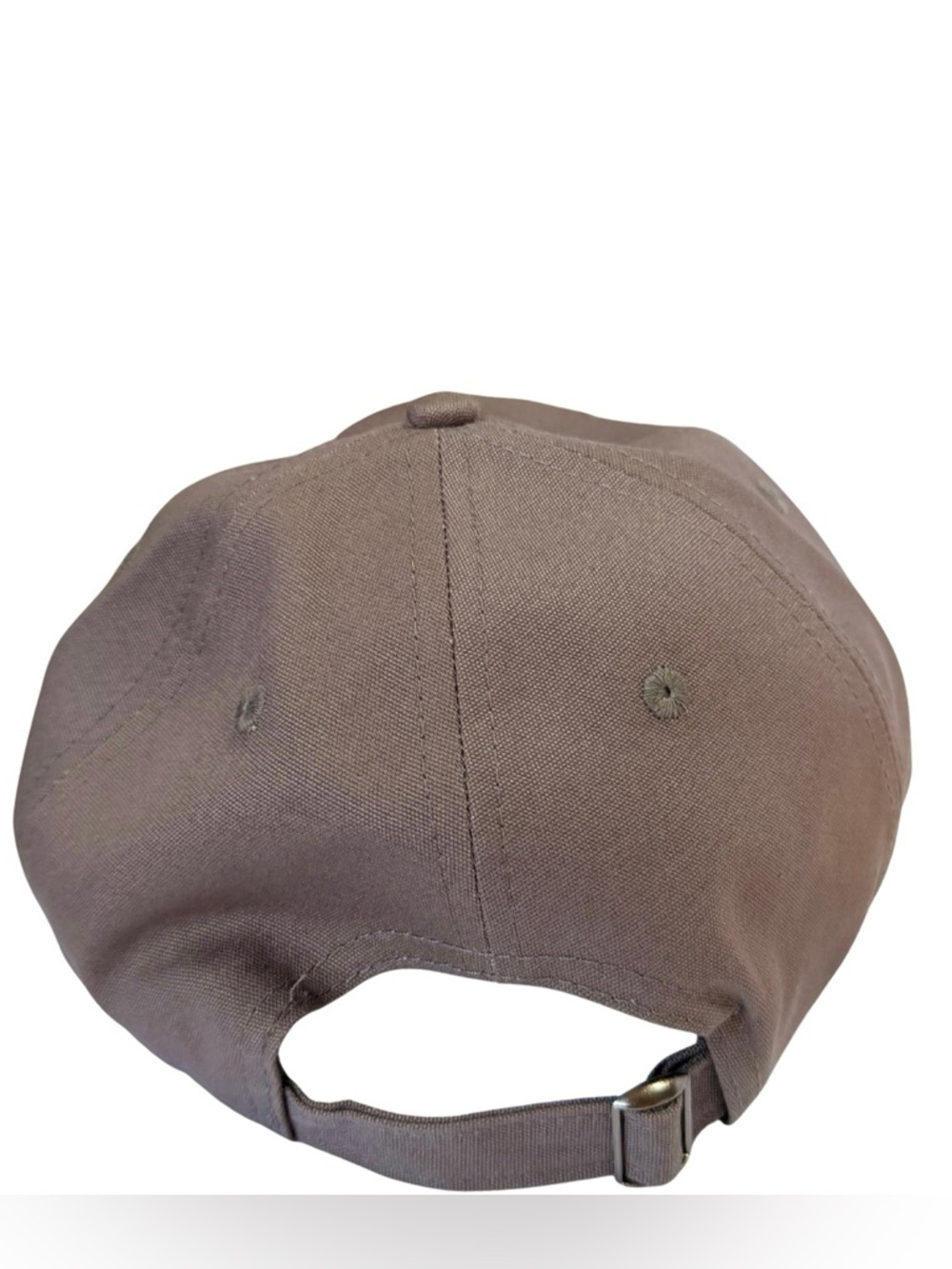 Carolina Herrera Taupe Baseball Cap with White Logo Patch NWT Unisex - Picture 3 of 9